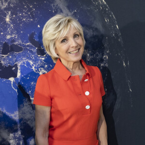 Evelyne Dheliat (TF1) au 19ème forum international de la météo et du climat communication sur le changement climatique dans les Médias au CNES à Paris, France, le 21 juin 2022. © Jack Tribeca/Bestimage