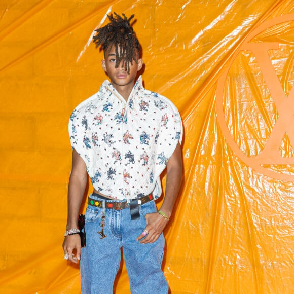 Jaden Smith - Photocall du défilé de mode printemps-été 2024 "Louis Vuitton" lors de la fashion week de Paris. Le 2 octobre 2023 © Olivier Borde / Bestimage 