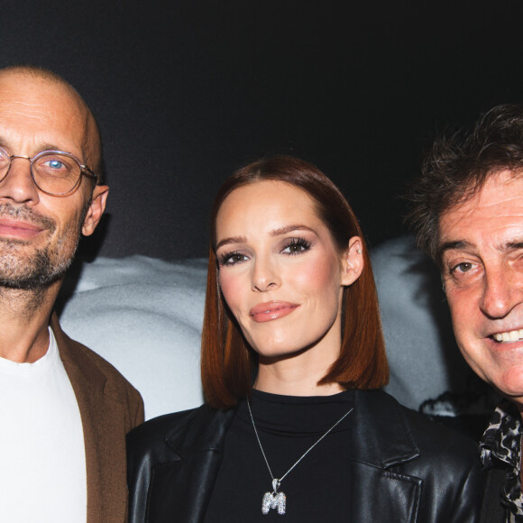 Une soirée où l'ancienne miss France Maëva Coucke était également présente
Exclusif - Loïc Berardengo, Maeva Coucke, Antoine Verglas - Vernissage de l'exposition du photographe Antoine Verglas au restaurant Le Manko lors de la fashion week de Paris. Le 26 septembre 2023 