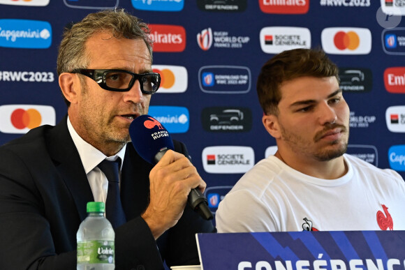 Fabien Galthié (entraîneur France) - Conférence de presse de l'équipe de France de Rugby à Paris le 6 septembre 2023. © Federico Pestellini / Panoramic / Bestimage