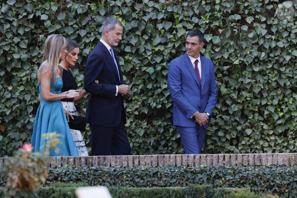 Felipe VI d'Espagne et Letizia d'Espagne assistent à un dîner avec les chefs d'Etat et le Gouvernement, au Sommet de l'Union Européenne, au Palais de l'Alhambra à Grenade, 5 octobre 2023. Grenade, Espagne.