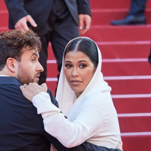 Ayem Nour et Quentin Delcourt - Montée des marches du film " Club Zéro " lors du 76ème Festival International du Film de Cannes, au Palais des Festivals à Cannes. Le 22 mai 2023 © Jacovides-Moreau / Bestimage