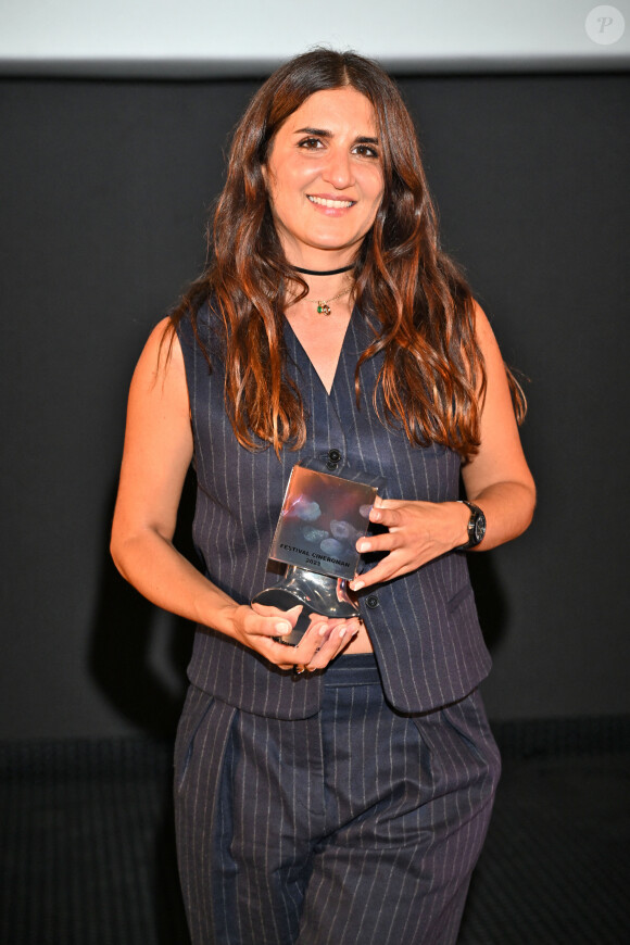 Géraldine Nakache durant la cérémonie de clôture et remise des prix de la 5eme édition du Nice Festival CinéRoman au cinéma Pathé Gare du Sud à Nice, le 7 octobre 2023.