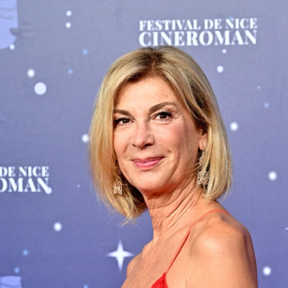 Michèle Laroque durant la cérémonie de clôture et remise des prix de la 5eme édition du Nice Festival CinéRoman au cinéma Pathé Gare du Sud à Nice, le 7 octobre 2023.