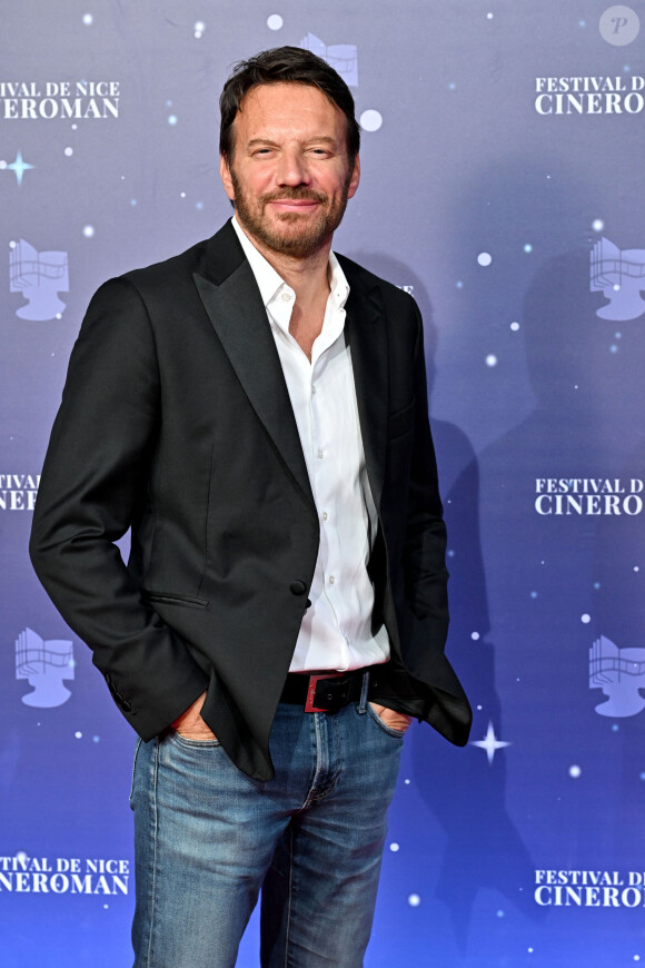 Samuel Le Bihan durant la cérémonie de clôture et remise des prix de la 5eme édition du Nice Festival CinéRoman au cinéma Pathé Gare du Sud à Nice, le 7 octobre 2023.