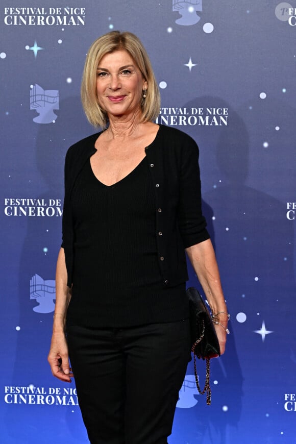 Michèle Laroque lors de la cinquième soirée de la 5ème édition du festival Cinéroman au cinéma Pathé Gare du Sud, à Nice, France, le 6 octobre 2023.