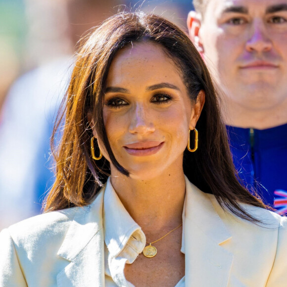 Meghan Markle semble avoir déménagé de son manoir à Montecito.
Meghan Markle, duchesse de Sussex - Jour 6 des Invictus Games à Dusseldorf.