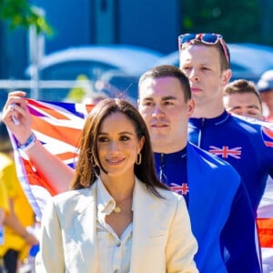 Prince Harry et Meghan Markle, duchesse de Sussex - Jour 6 des Invictus Games 2023 à Dusseldorf.