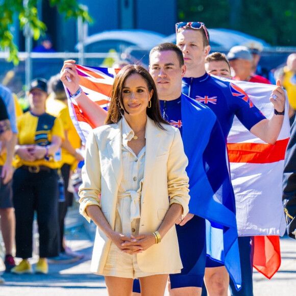 Prince Harry et Meghan Markle, duchesse de Sussex - Jour 6 des Invictus Games 2023 à Dusseldorf.
