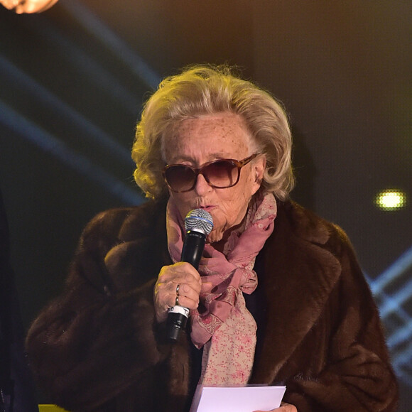 Bernadette Chirac - Concert de l'opération "Pièces Jaunes 2015" au Carré Belle-Feuille à Boulogne-Billancourt le 11 février 2015.