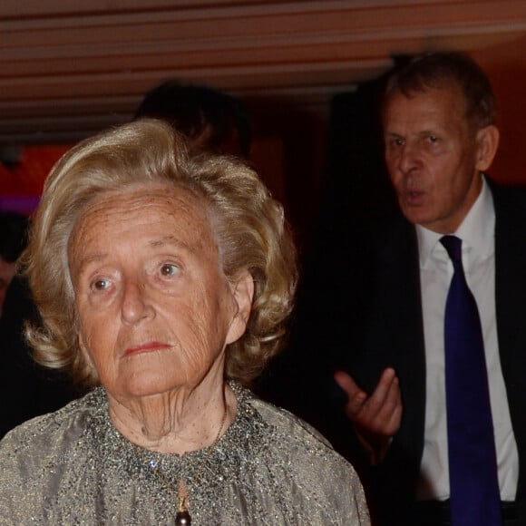 Exclusif - Bernadette Chirac - Dîner de Gala du Prix d'Amérique Opodo à la Maison de l'UNESCO à Paris le 24 janvier 2015.