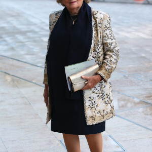 Bernadette Chirac - Inauguration de la Fondation Louis Vuitton à Paris le 20 octobre 2014. 