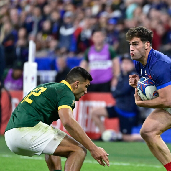 Coupe du Monde de Rugby France 2023 - Match de quart de finale "France-Afrique du Sud (28-29)" au Stade de France à Saint-Denis 15 octobre 2023.
