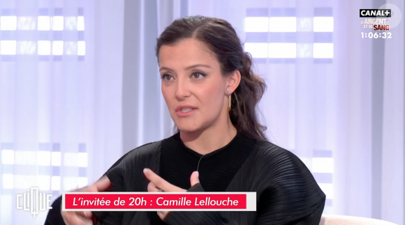 Camille Lellouche, invitée de l'émision "Clique", évoque le tremblement de terre au Maroc et sa fille avec qui elle était en danger.