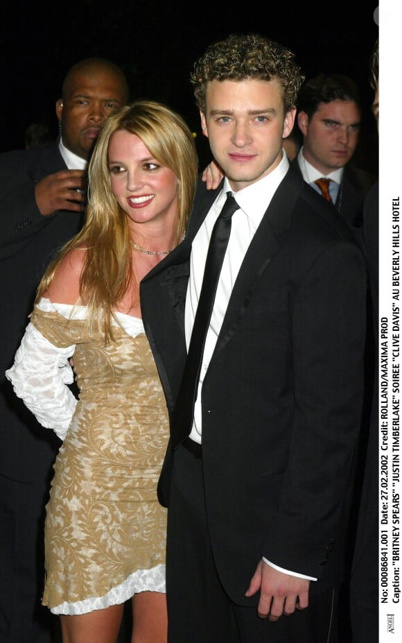 Justin Timberlake a souvent eu le beau rôle, historiquement parlant, dans sa rupture avec Britney Spears.
Britney Spears et Justin Timberlake - Soirée Clive Davis au Beverly Hills Hotel.