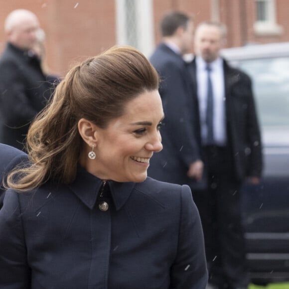 Le prince Charles, prince de Galles, Catherine Kate Middleton, duchesse de Cambridge, Camilla Parker Bowles, duchesse de Cornouailles - Visite au centre de réadaptation médicale de la défense Stanford Hall, Loughborough le 11 février 2020.