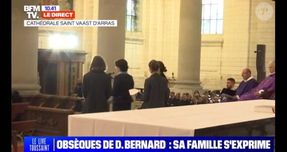 Dominique Besnard a été enterré ce jeudi 19 octobre à Arras devant sa famille. @ BFM