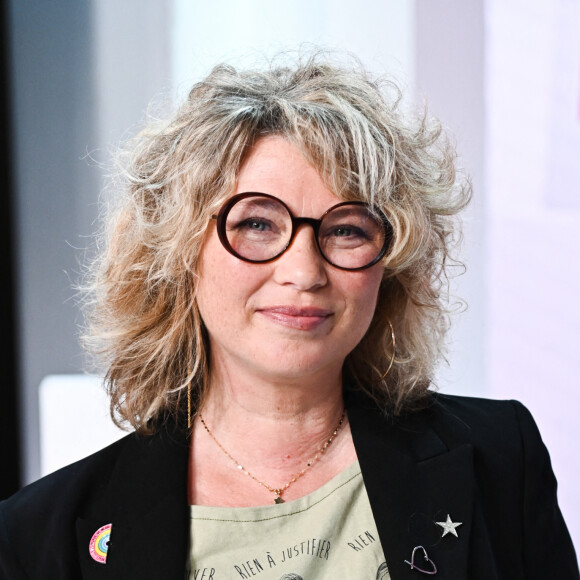 Cécile Bois fera également le point sur son actualité.
Exclusif - Cécile Bois - Enregistrement de l'émission Vivement dimanche au studio Gabriel, présentée par M.Drucker et diffusée sur France 3 le 22 octobre 2023. © Guillaume Gaffiot / Bestimage