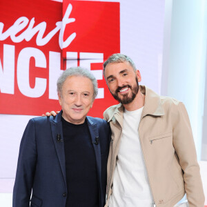 Exclusif - Michel Drucker et Christophe Willem - Enregistrement de l'émission Vivement dimanche au studio Gabriel, présentée par M.Drucker et diffusée sur France 3 le 22 octobre 2023. © Guillaume Gaffiot / Bestimage