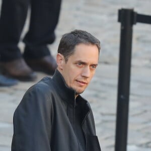 Fabien Marsaud (Grand Corps Malade) - Arrivées à l'hommage national à Charles Aznavour à l'Hôtel des Invalides à Paris. Le 5 octobre 2018 © Jacovides-Moreau / Bestimage 