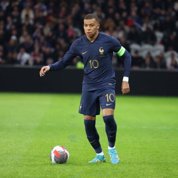 Kylian Mbappé (France) lors du match amical France vs Ecosse, Decathlon Arena stade Pierre Mauroy, le 17 octobre 2023 