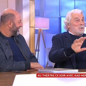 Jacques Weber et Kad Merad dans "C à Vous".