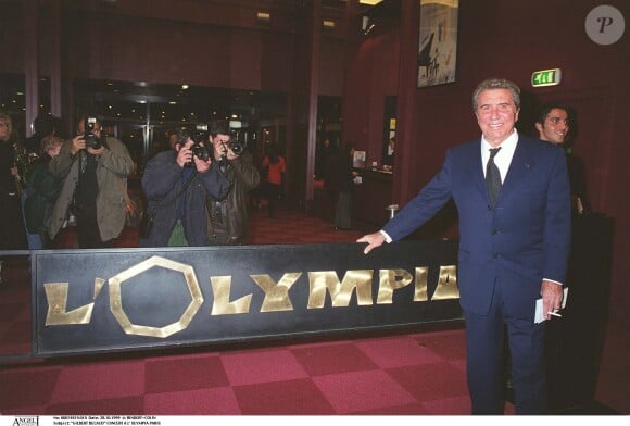 Gilbert Bécaud à l'Olympia en octobre 1999