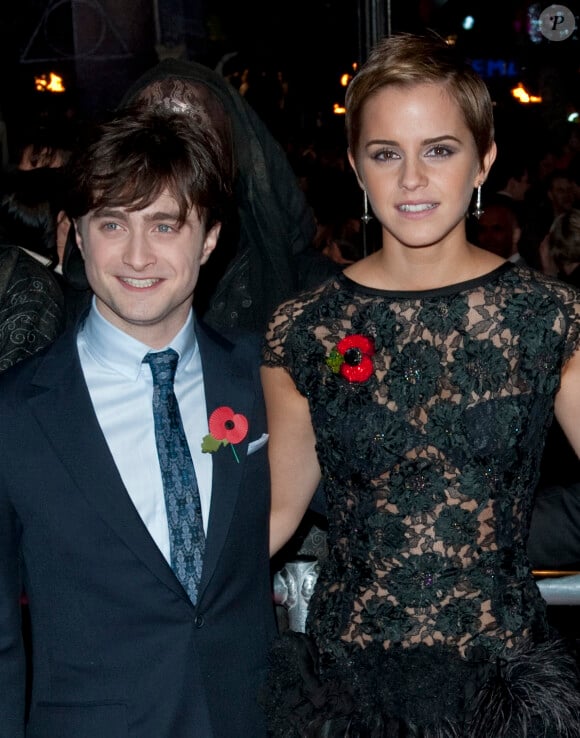 Emma Watson et Daniel Radcliffe à Londres.