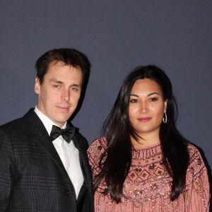 Louis Ducruet et sa femme Marie Chevallier lors de la soirée de gala pour la clôture du Festival des Etoilés Monte-Carlo par Monte-Carlo Société des Bains de Mer au Casino de Monte-Carlo, Monaco, le 27 novembre 2021. © Jean-Charles Vinaj/Pool Monaco/Bestimage 