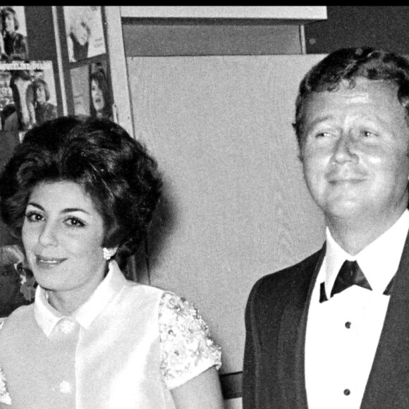 Philippe Bouvard et son épouse en 1968.