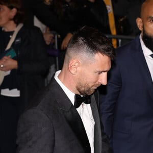 Lionel Messi à la cérémonie du Ballon d'Or à Paris.