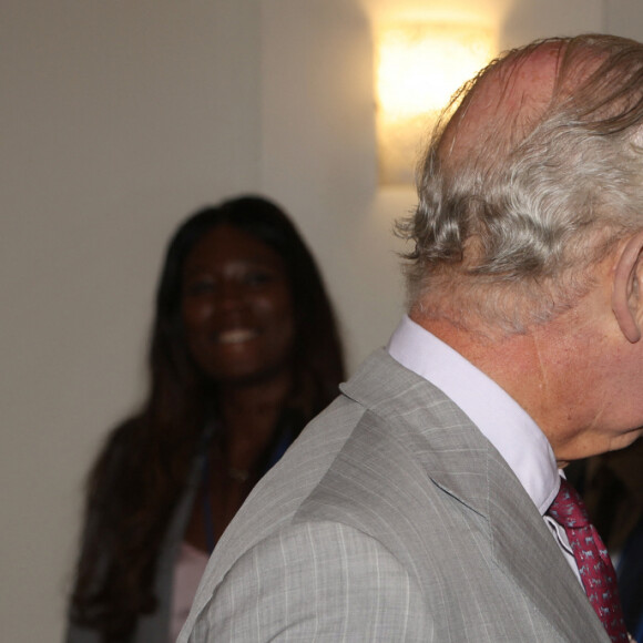 Le roi Charles III d'Angleterre et Camilla Parker Bowles, reine consort d'Angleterre, en visite à l'Office des Nations Unies à Nairobi (Kenya), le 1er novembre 2023, dans le cadre de leur voyage officiel au Kenya. 