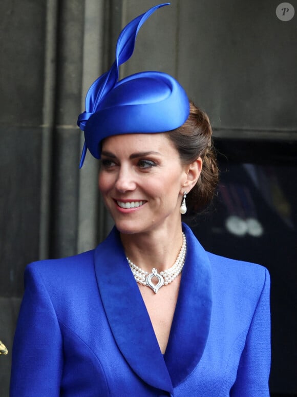 Kate Middleton, princesse de Galles et duchesse de Rothesay - Couronnement écossais de Charles III à St Giles, Edimbourg. 5 juillet 2023.