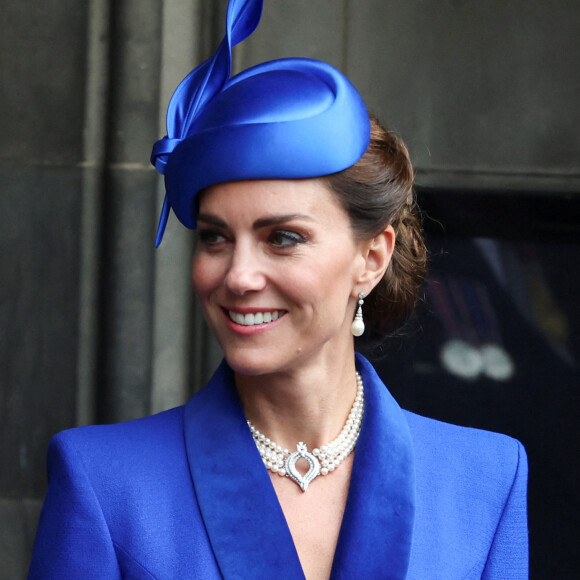 Kate Middleton, princesse de Galles et duchesse de Rothesay - Couronnement écossais de Charles III à St Giles, Edimbourg. 5 juillet 2023.