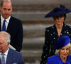 Il faut dire que Charles III et Kate Middleton sont très proches depuis des années.
Le roi Charles III d'Angleterre, Camilla Parker Bowles, reine consort d'Angleterre, Le prince William, prince de Galles, Catherine (Kate) Middleton, princesse de Galles - Service annuel du jour du Commonwealth à l'abbaye de Westminster à Londres, Royaume Uni, le 13 mars 2023. 