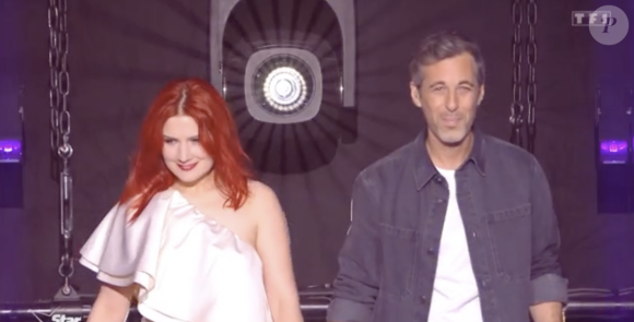 Michaël Goldman et Adeline Toniutti dans la "Star Academy" sur TF1