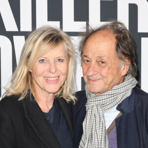 Chantal Ladesou et son mari Michel Ansault - Avant-première du film "Killers of the Flower Moon" à l'Ugc Normandie à Paris le 17 octobre 2023. © Coadic Guirec / Bestimage
