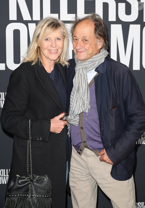 Chantal Ladesou et son mari Michel Ansault - Avant-première du film "Killers of the Flower Moon" à l'Ugc Normandie à Paris le 17 octobre 2023. © Coadic Guirec / Bestimage