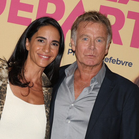 Franck Dubosc et sa femme Danièle - Avant-première du film "Nouveau départ" à l'UGC Ciné Cité les Halles à Paris 18 septembre 2023. © Coadic Guirec/Bestimage