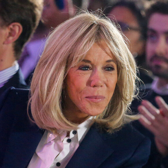 Brigitte Macron, Première Dame française lors de la journée nationale de la lutte contre le harcèlement à l'école au lycée Pierre-Gilles de Gennes - ENCPB à Paris, France, le 7 novembre 2023. © Jonathan Rebboah/Panoramic/Bestimage