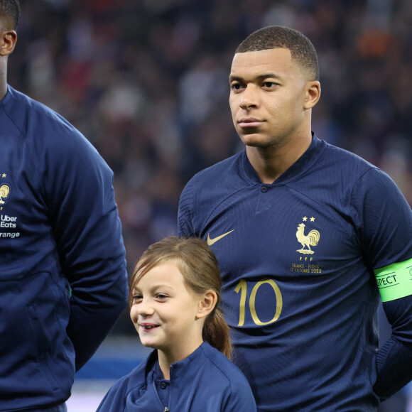 Kylian Mbappé lors du match amical France vs Ecosse, Decathlon Arena stade Pierre Mauroy, le 17 octobre 2023