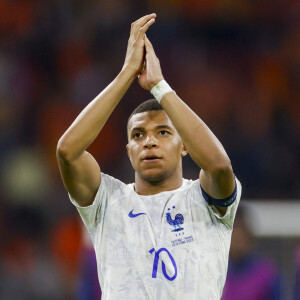 Kylian Mbappé - Pays-Bas vs France . La France se qualifie pour l'Euro 2024 après sa victoire 2 à 1.