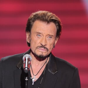 Johnny Hallyday sur France 2. © Guillaume Gaffiot /Bestimage