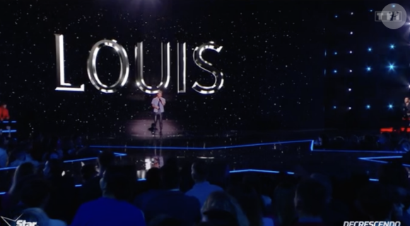 Louis au prime de la Star Academy le 11 novembre 2023.