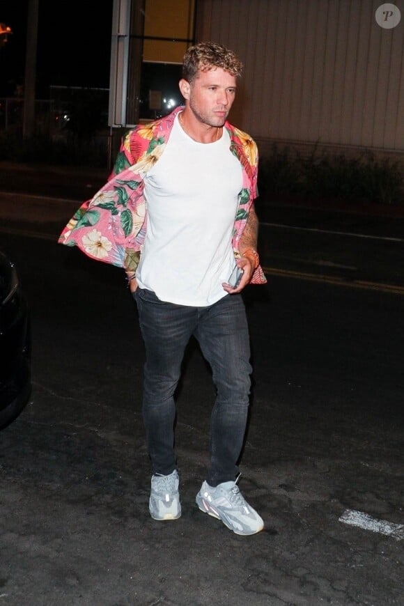 Exclusif - Ryan Phillipe arrive à la fête d'anniversaire de Noah Tepperberg au LAVO Ristorante à West Hollywood, Los Angeles, Californie, Etats-Unis, le 18 août 2022. 