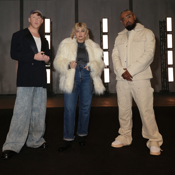 Une première photo officielle du trio réuni a d'ailleurs été dévoilée !
Exclusif - Eddy de Pretto, Louane Emera et Alonzo, jury de l'émission "Popstars". Le 12 novembre 2023 © Jack Tribeca-Thierry Van Biesen / Bestimage Une nouvelle édition de l'émission culte des années 2000, qui sera diffusée courant 2024 sur Prime Vidéo 