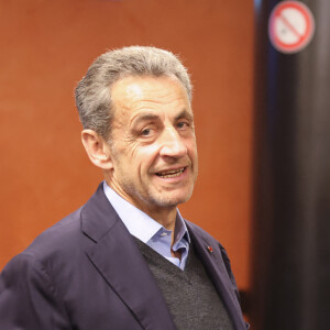 Exclusif - Nicolas Sarkozy et sa femme Carla Bruni-Sarkozy (marraine de l'édition) - Backstage du 16ème Gala de la Fondation " Recherche Alzheimer " à l'Olympia à Paris. Le 20 mars 2023 © Sébastien Valente / Bestimage 