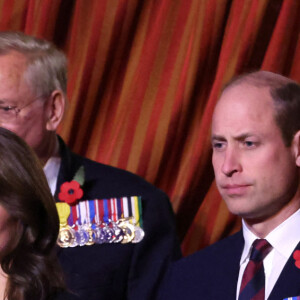 Tous les deux étaient en effet assez froids ce week-end. 
Catherine Kate Middleton, princesse de Galles, le prince William, prince de Galles - La famille royale assiste au Royal British Legion Festival of Remembrance au Royal Albert Hall à Londres le 11 novembre 2023. 