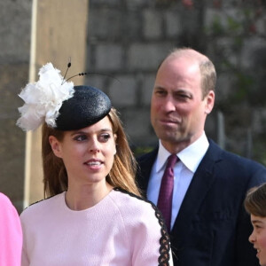 Zara Tindall et Beatrice d'York étaient aussi présentes.
Zara Tindall et sa fille Lena, La princesse Beatrice d'York, Le prince William, prince de Galles, Le prince George de Galles - La famille royale du Royaume Uni arrive à la chapelle Saint George pour la messe de Pâques au château de Windsor le 9 avril 2023. 