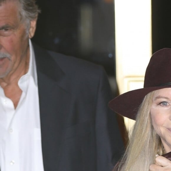 Barbra Streisand - Les célébrités arrivent au 50ème anniversaire de Jennifer Aniston au Sunset Towers Hotel à West Hollywood, son ex compagnon B. Pitt était invité à la soirée le 9 février, 2019